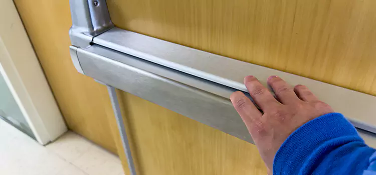 Installing a Push Bar on a Door Phoenixville